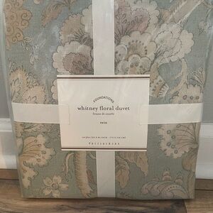 Pottery Barn Whitney Floral Duvet Cover - Twin NWT